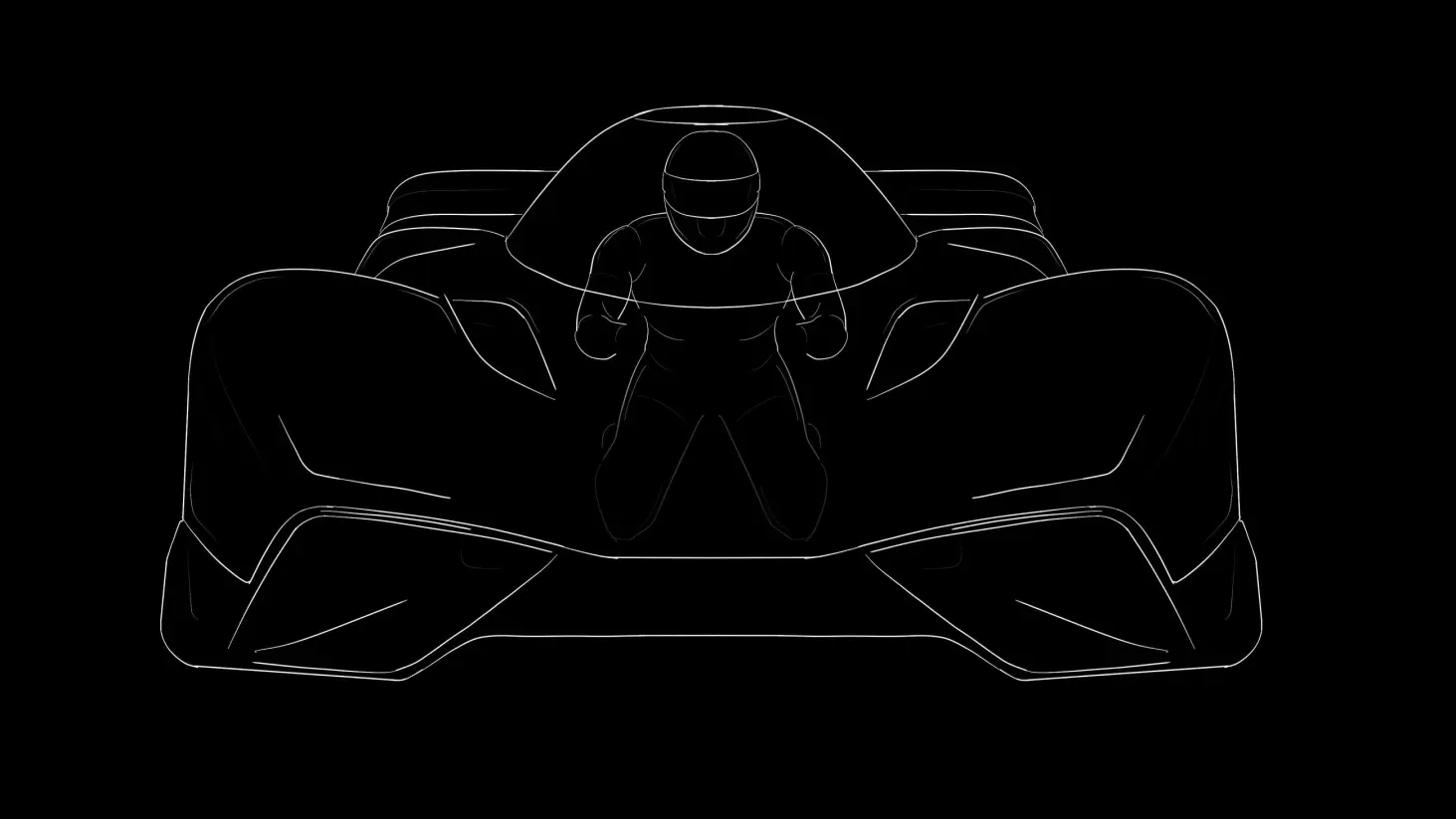 Boceto del hypercar de Sanrivatti