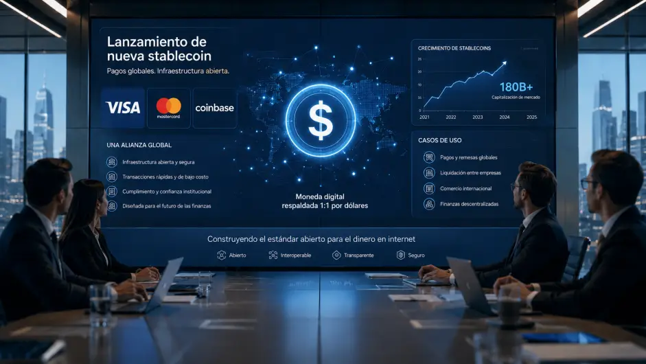Open USD busca convertir a las stablecoins en una herramienta real para pagos corporativos y transferencias globales. (Foto: imagen creada con IA)