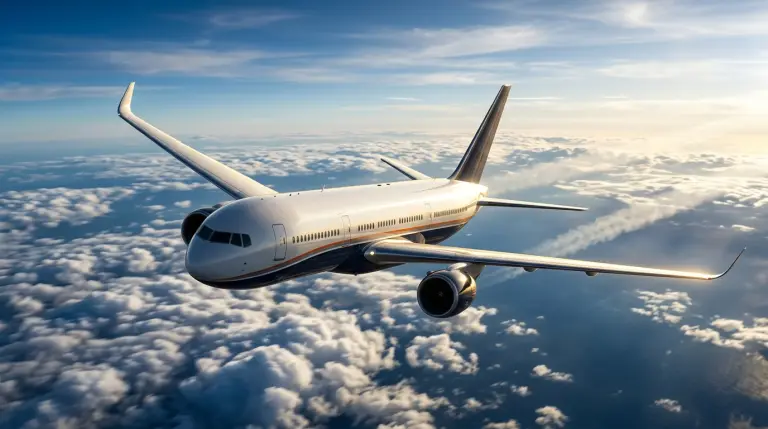 SE PUEDE USAR/Avión en pleno vuelo                         Foto: Ilustración creada con IA