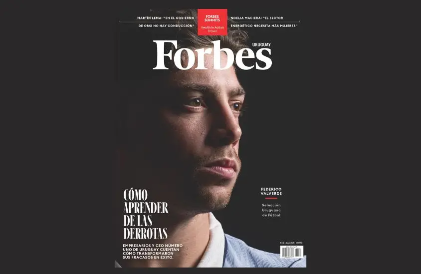 Cómo aprender de las derrotas: la tapa 24 de Forbes Uruguay rinde homenaje a la perspectiva con historias de aprendizajes de los número 1 de Uruguay