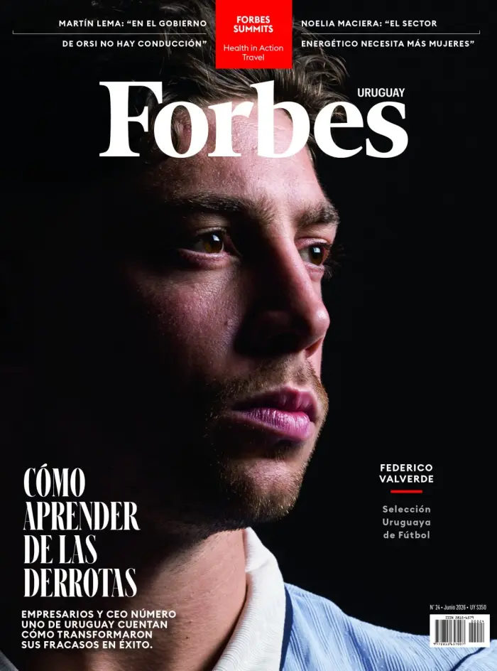 FORBES UY #24 JUNIO 2026
Federico Valverde
ARTE: Cecilia Perriard
FOTO: 