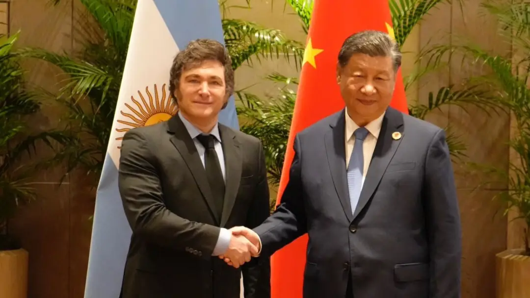 Javier Milei y Xi Jinping. (Foto: argentina.gob.ar)