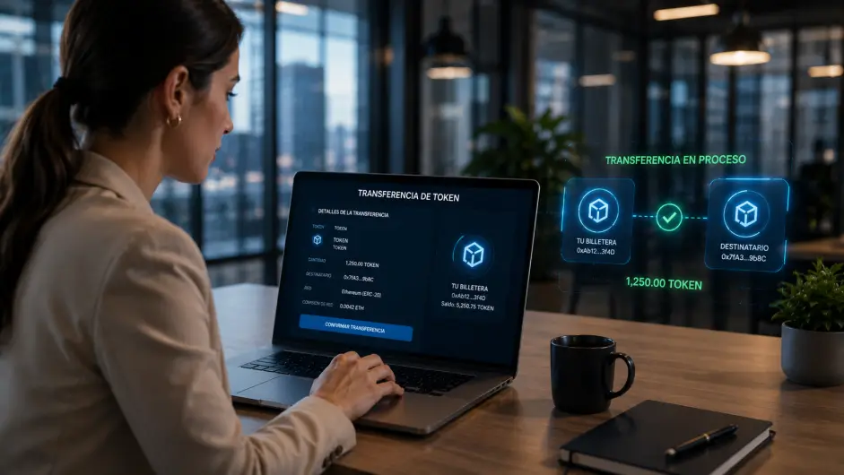 SE PUEDE USAR/Transferencia de Token Foto: Ilustración creada con IA