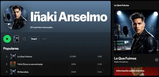 Iñaki Anselmo, el primer "artista" musical de Argentina creado con IA.