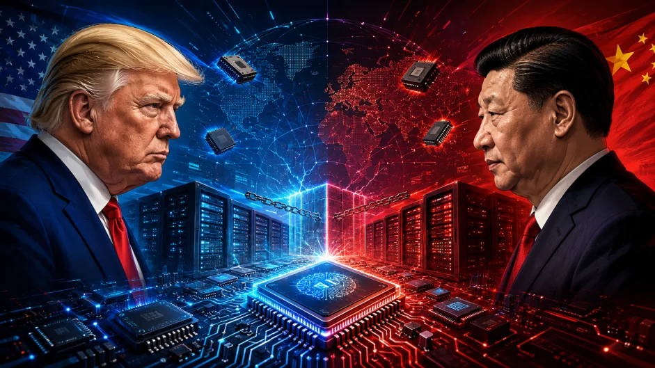 Donald Trump vs Xi Jinping - Foto: (Ilustración creada con IA)