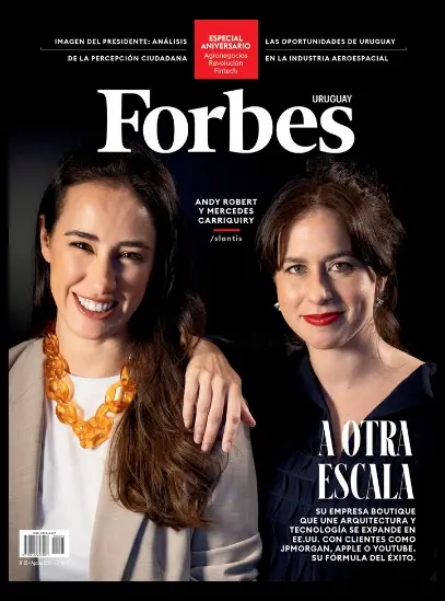 Tapa Número 25 Forbes Uruguay. Foto: Nicolás Garrido.