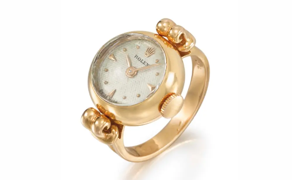 reloj anillo rolex