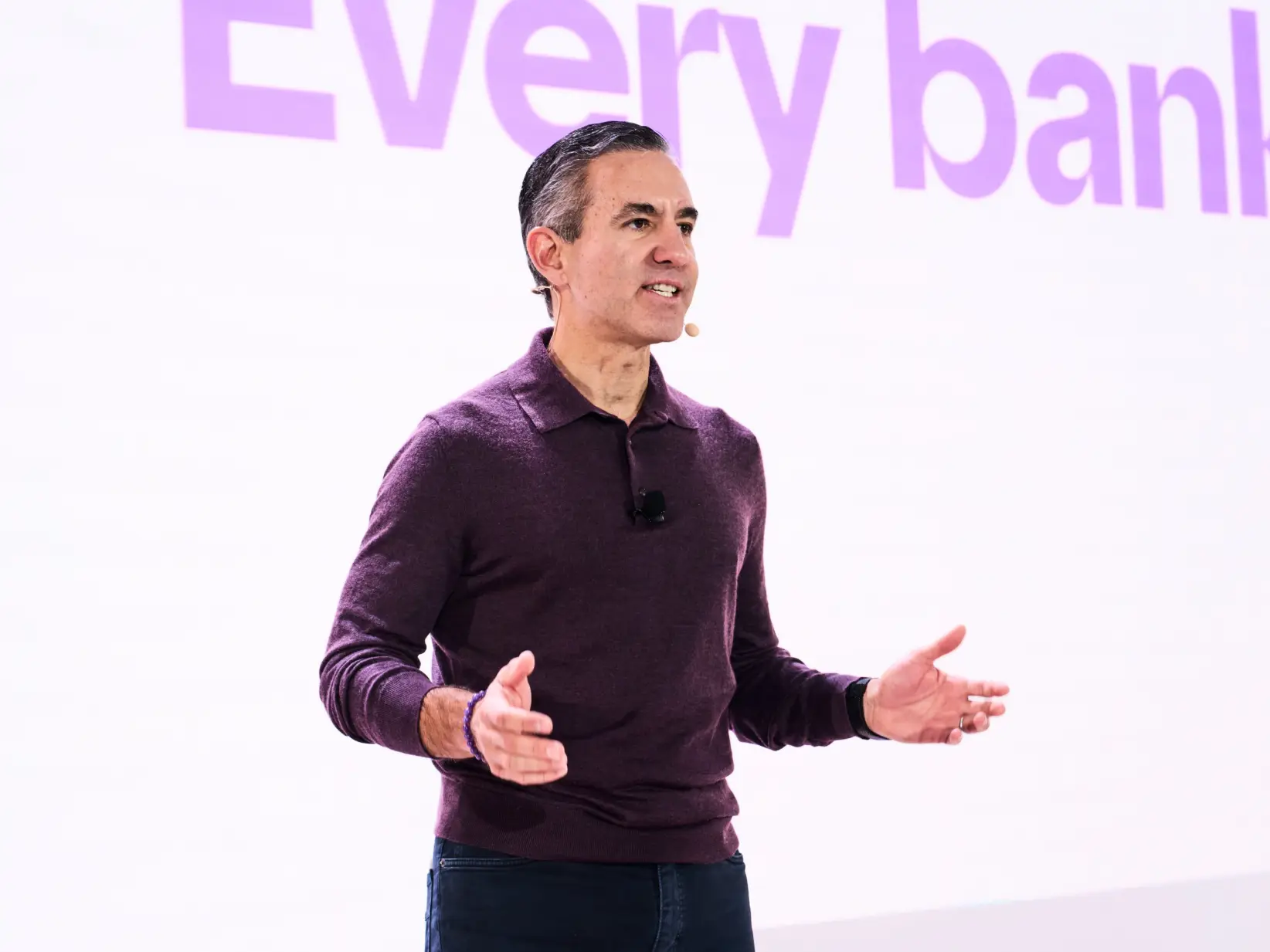 David Velez en el lanzamiento de Nubank en Estados Unidos (Gentileza Nubank) - .