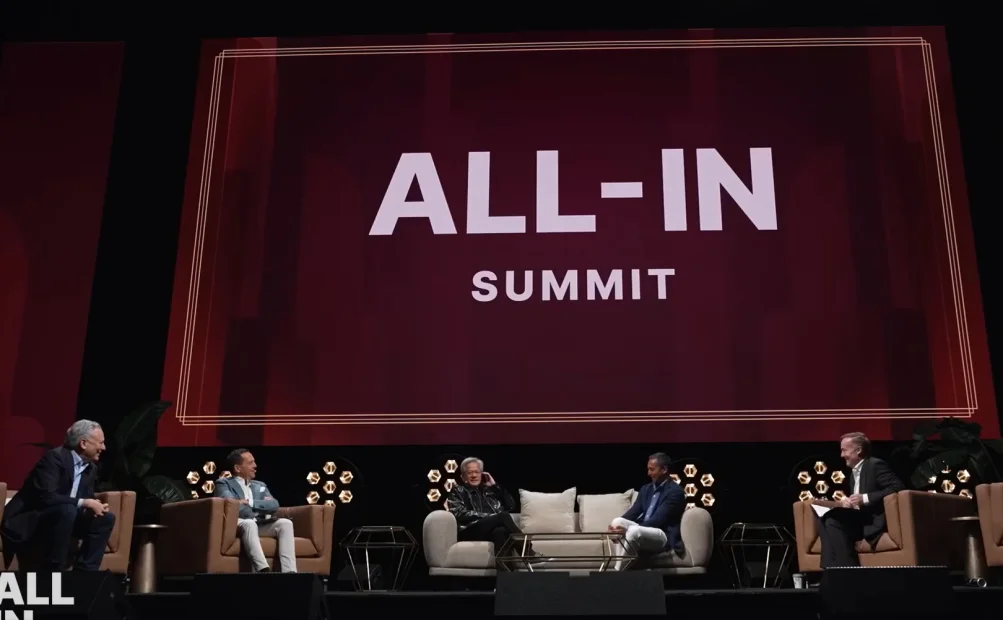 Jensen Huang, The Besties y Donald Trump en vivo en el del ALL-IN SUMMIT - All-In Summit