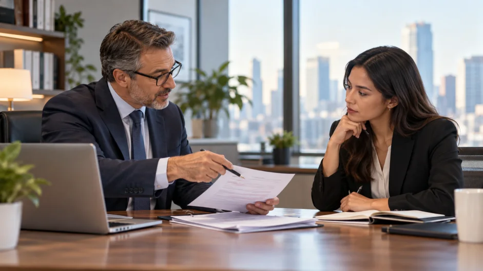 SE PUEDE USAR/Oficina, jefe, reunión - Foto: ilustración realizada con inteligencia artificial